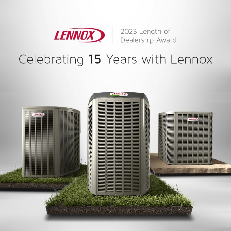 Milestone-Award-15 Celebrating 15 Years with Lennox
